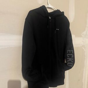 Ecko Unlimited Black Hoodie with Signature Logo